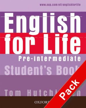 ENGLISH FOR LIFE PRE-INTERMEDIATE. STUDENT'S BOOK + MULTI-ROM
