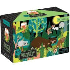 GLOW IN DARK PUZZLE. IN THE FOREST