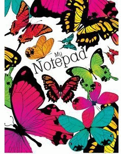 MY NOTEPAD BUTTERFLY (GB)
