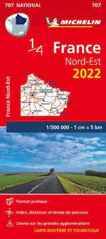 MAPA NATIONAL FRANCE NORD-EST 2022 (11707)