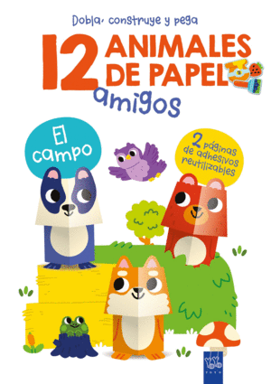 12 ANIMALES DE PAPEL. EL CAMPO