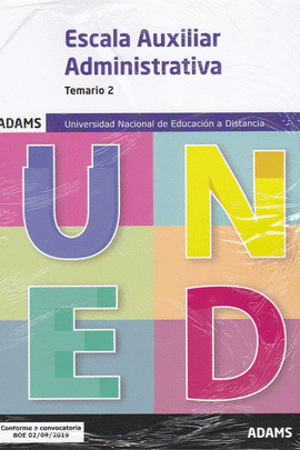 TEMARIO 2 AUXILIARES ADMINISTRATIVOS UNIVERSIDAD NACIONAL DE EDUCACIÓN A DISTANC