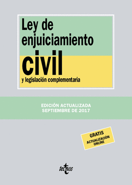 LEY DE ENJUICIAMIENTO CIVIL Y LEGISLACIÓN COMPLEMENTARIA (2017)
