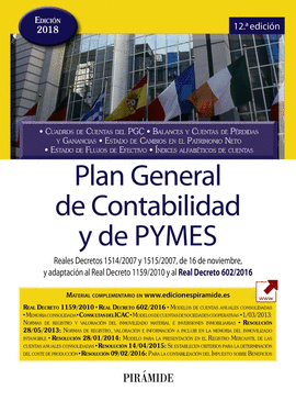 PLAN GENERAL DE CONTABILIDAD Y DE PYMES (2018)