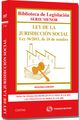 LEY DE LA JURISDICCIÓN SOCIAL - LEY 36/2011, DE 10 DE OCTUBRE